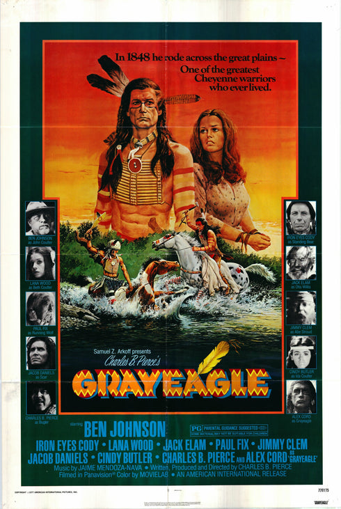 grayeagle 1977 one sheet poster folded